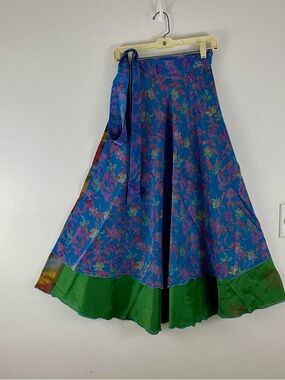 Reversible Maxi Wrap Skirt